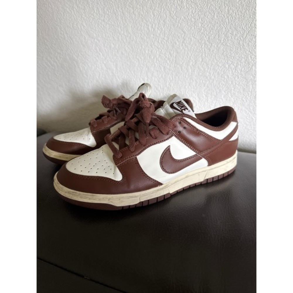 Nike Dunk Low Cacao Wow Sail Brown White Sneakers Women Sz 8